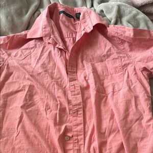 Perry Ellis Pink Casual Button Down Shirt